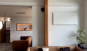 Os painéis infravermelhos Comfort podem ser instalados na parede ou no teto